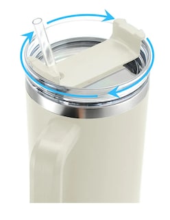 Foto 3 | Vaso Térmico De 40oz Acero Inoxidable Crema + Gratis Termo Güish De Regalo