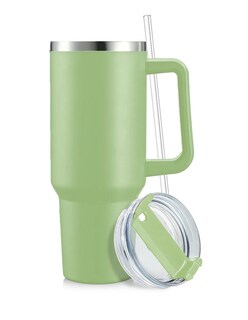 Foto 2 | Vaso Térmico De 40oz Acero Inoxidable Verde Claro + Gratis Termo Güish De Regalo