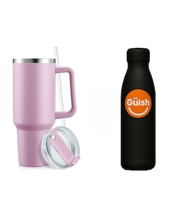 Foto 1 | Vaso Térmico De 40oz Acero Inoxidable Lila + Gratis Termo Güish De Regalo