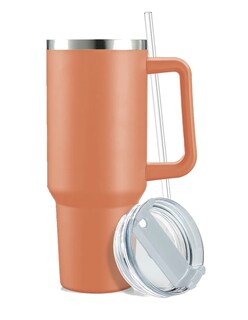 Foto 2 | Vaso Térmico De 40oz Acero Inoxidable Naranja + Gratis Termo Güish De Regalo