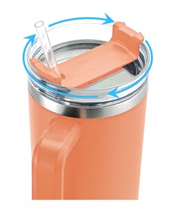 Foto 3 | Vaso Térmico De 40oz Acero Inoxidable Naranja + Gratis Termo Güish De Regalo