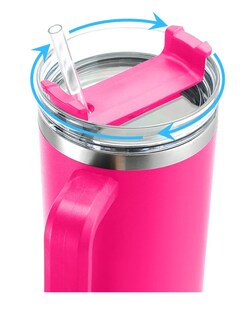 Foto 3 | Vaso Térmico De 40oz Acero Inoxidable Rosa Oscuro + Gratis Termo Güish De Regalo