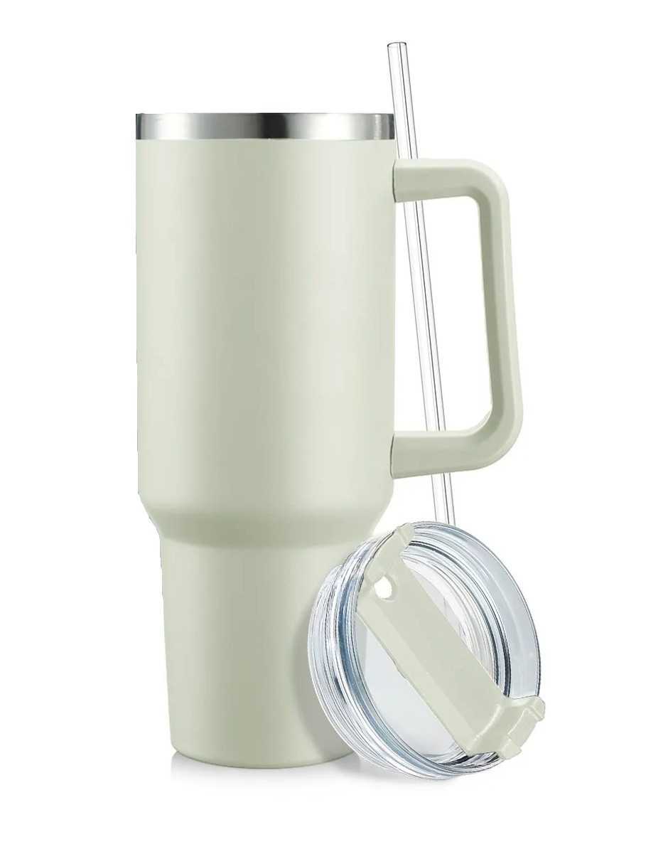 Foto 3 pulgar | Vaso Térmico De 40oz Acero Inoxidable Blanco + Gratis Termo Güish De Regalo