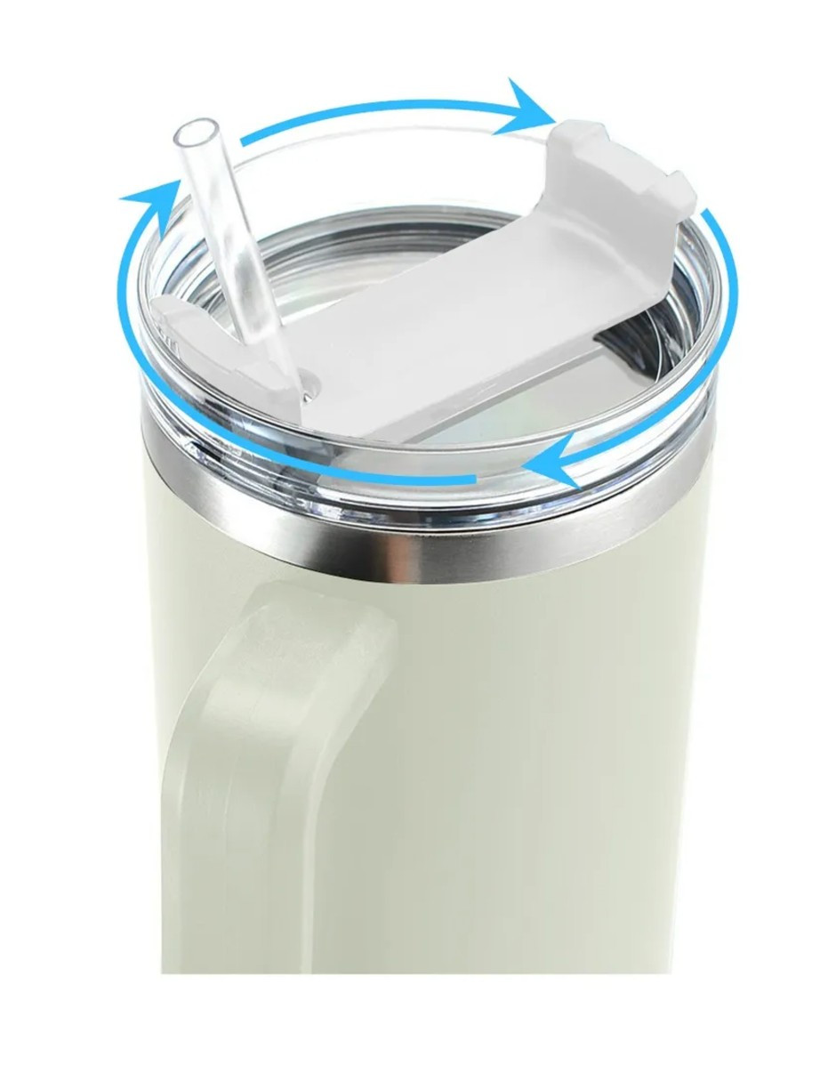 Foto 4 pulgar | Vaso Térmico De 40oz Acero Inoxidable Blanco + Gratis Termo Güish De Regalo