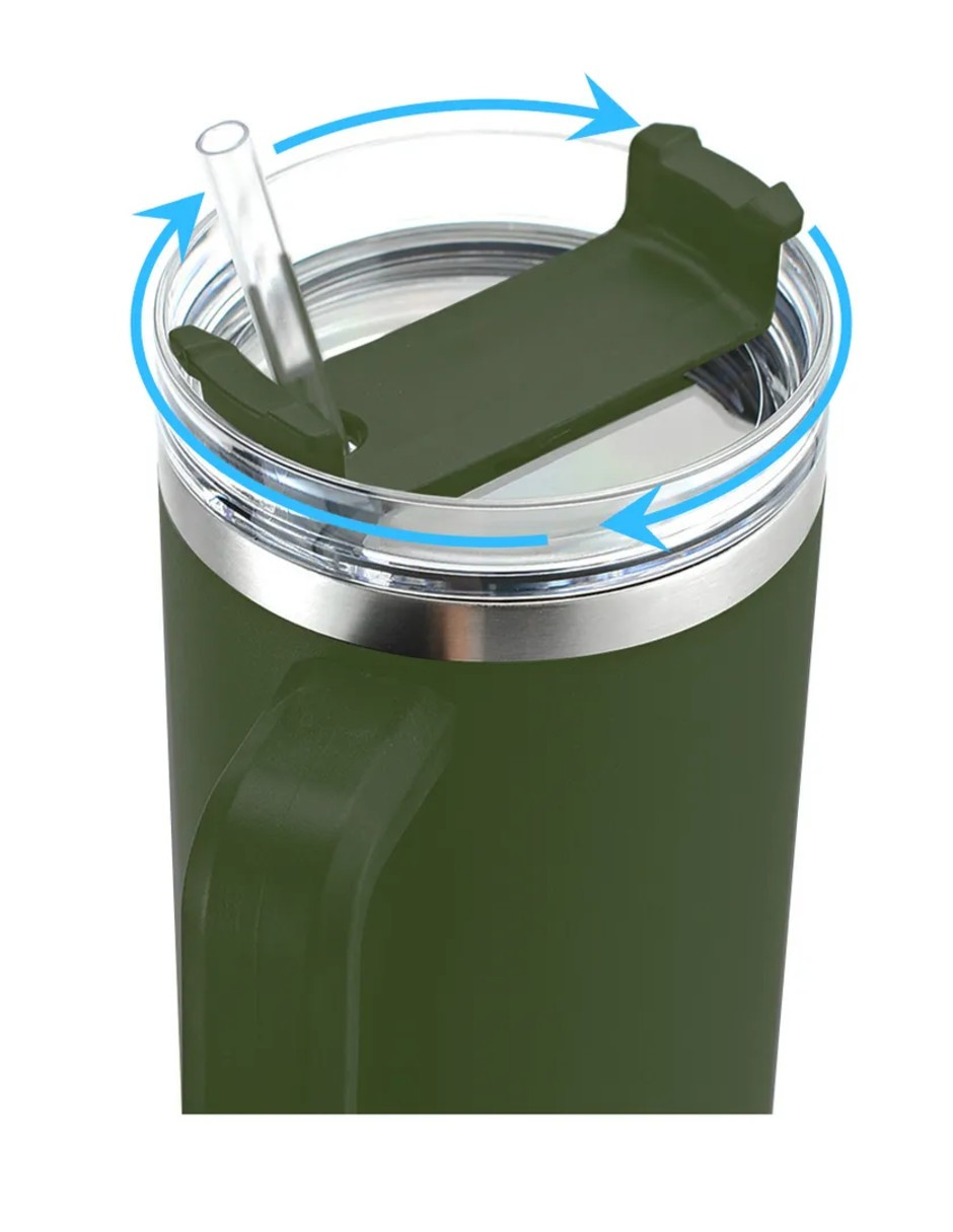 Foto 4 pulgar | Vaso Térmico De 40oz Acero Inoxidable Verde Oscuro + Gratis Termo Güish De Regalo
