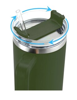 Foto 3 | Vaso Térmico De 40oz Acero Inoxidable Verde Oscuro + Gratis Termo Güish De Regalo