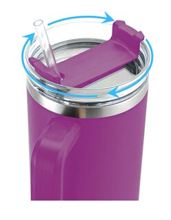 Foto 3 | Vaso Térmico De 40oz Acero Inoxidable Purpura + Gratis Termo Güish De Regalo