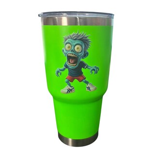 Foto 2 | Termo De Acero Inoxidable Zombie Macareno Color Verde