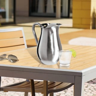 Foto 2 | Pitcher Oggi De Agua De Acero Inoxidable Con Protector De Hielo, 2 Litros Y 68 Onzas - Venta Internacional.