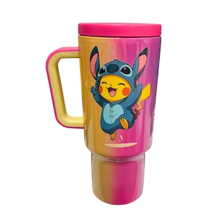 Foto 1 | Termo De Acero Inoxidable Multicolor De Pikachu 30 Oz