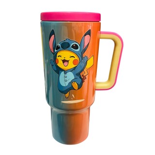 Foto 2 | Termo De Acero Inoxidable Multicolor De Pikachu 30 Oz