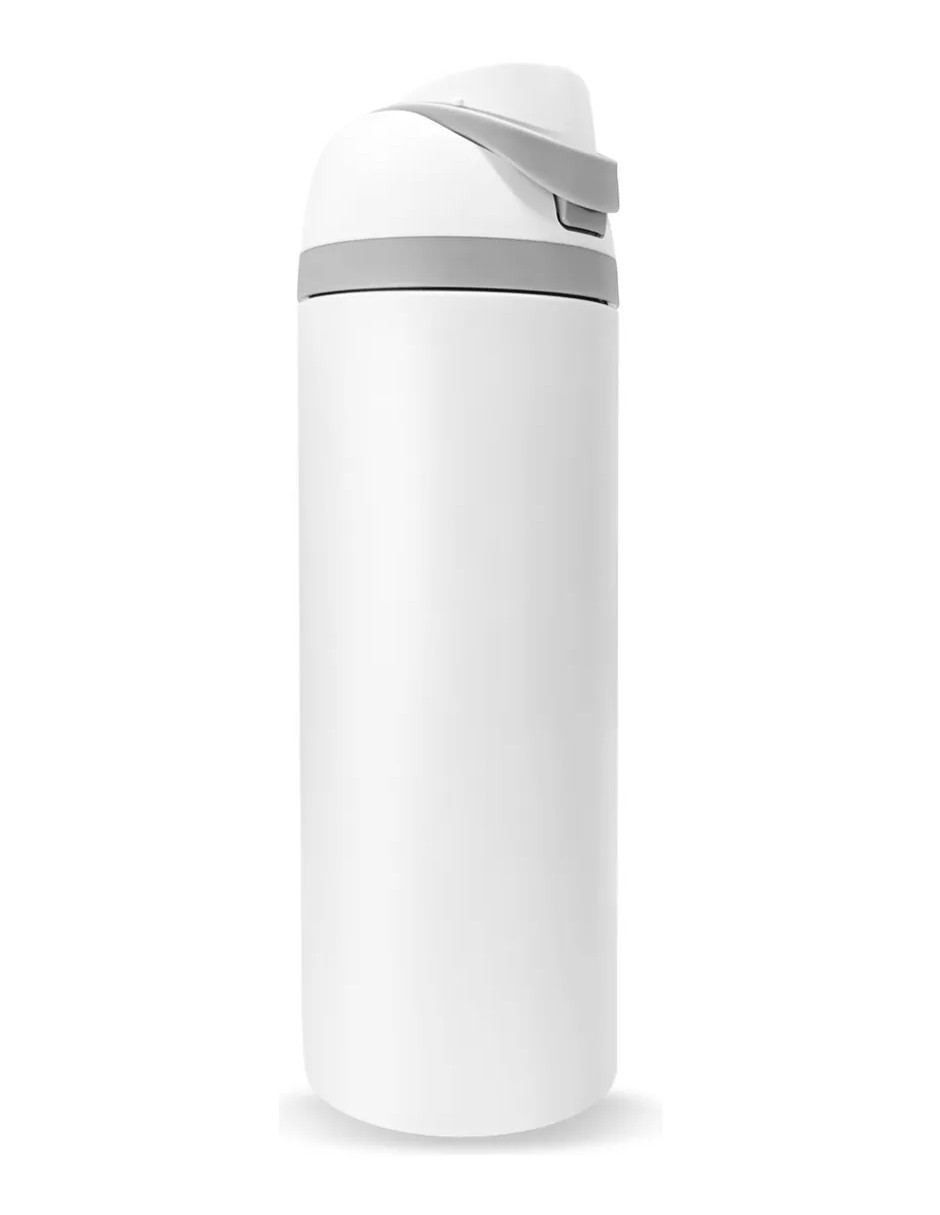 Foto 3 pulgar | Termo De Acero Inoxidable Dos Maneras De Beber Blanco + Gratis Termo Güish De Regalo
