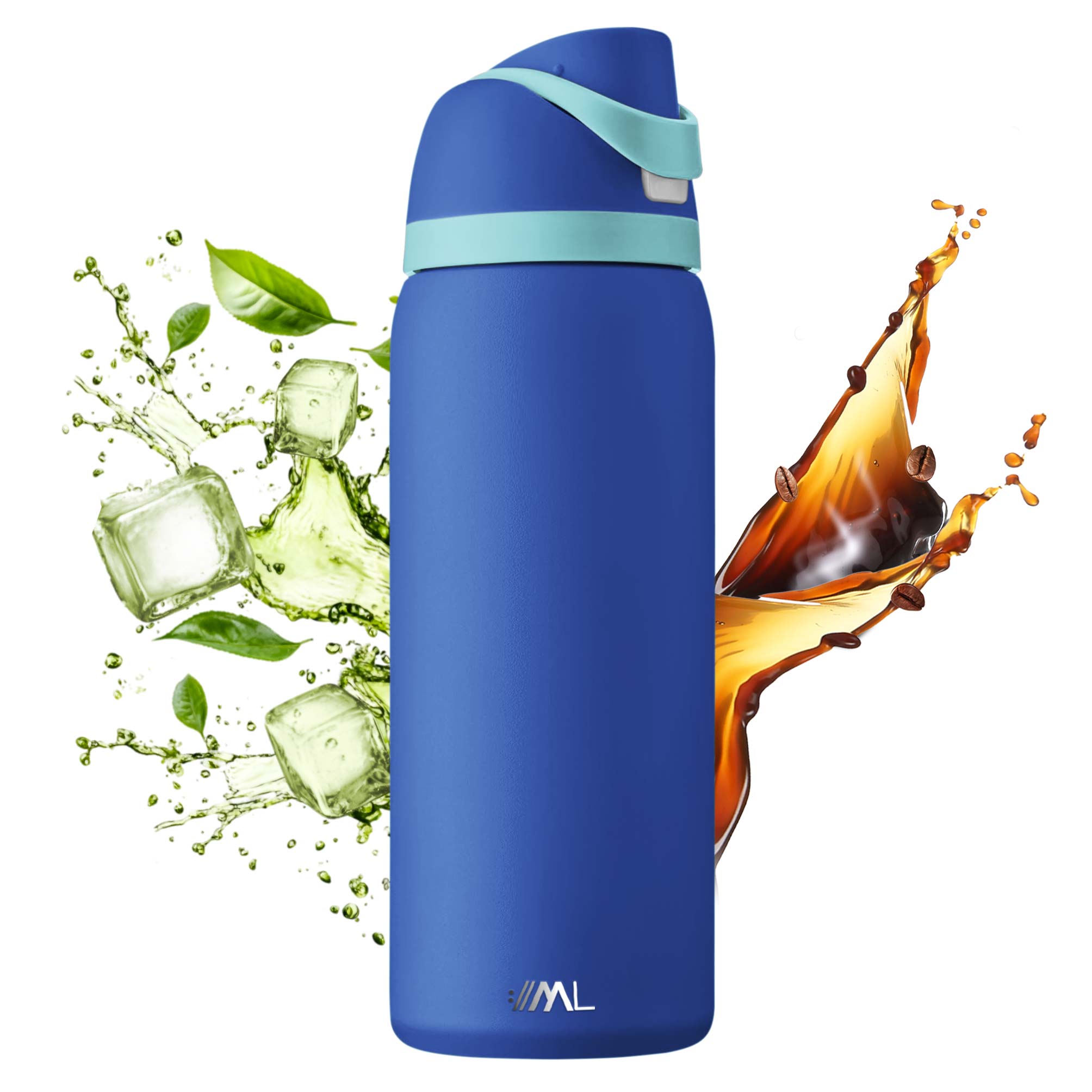 Foto 2 pulgar | Magma Life Termo Acero Inoxidable 946ml(32oz), Material Seguro Y Resistente, Tapa Con Botón Y Cerradura, Asa Integrada