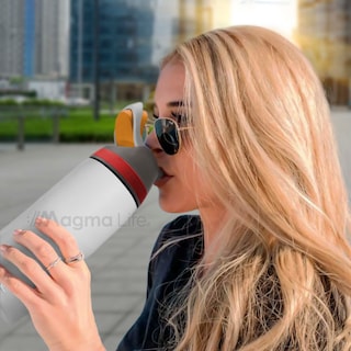 Foto 5 | Magma Life Termo Acero Inoxidable 946ml(32oz), Material Seguro Y Resistente, Tapa Con Botón Y Cerradura, Asa Integrada