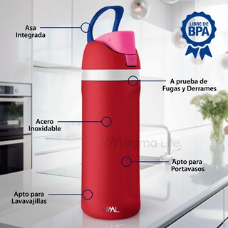 Foto 2 | Magma Life Termo De Acero Inoxidable Premium 710ml(24oz), Mantiene Bebidas Calientes O Frías Mas Horas, Tecnologia Te