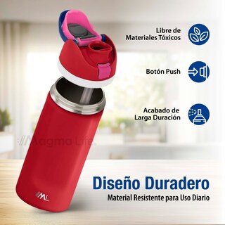 Foto 3 | Magma Life Termo De Acero Inoxidable Premium 710ml(24oz), Mantiene Bebidas Calientes O Frías Mas Horas, Tecnologia Te