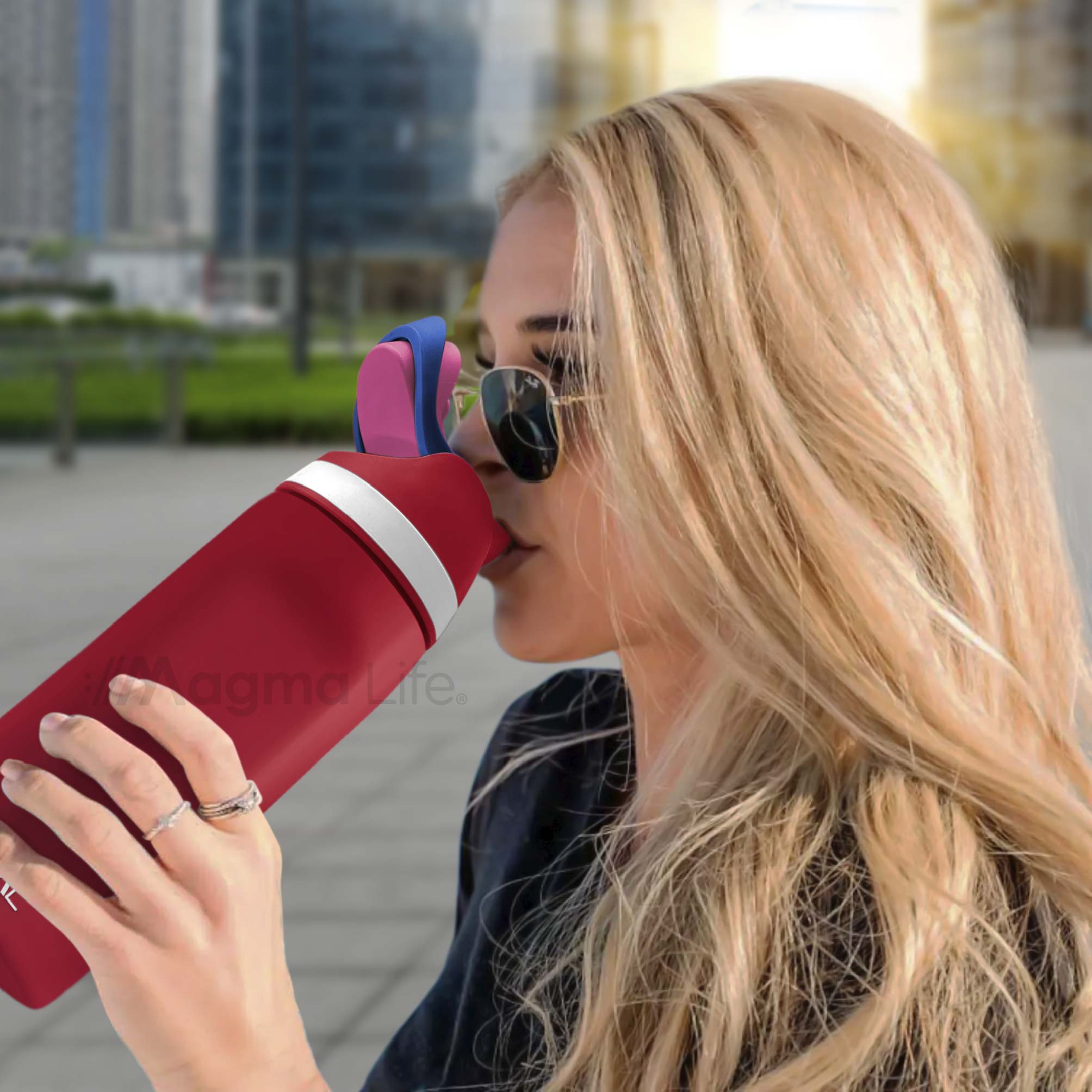 Foto 6 | Magma Life Termo De Acero Inoxidable Premium 710ml(24oz), Mantiene Bebidas Calientes O Frías Mas Horas, Tecnologia Te