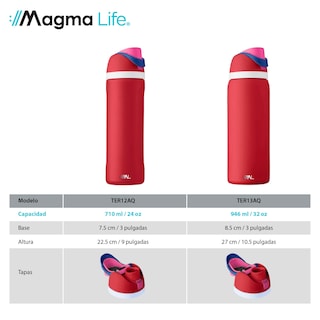 Foto 8 | Magma Life Termo De Acero Inoxidable Premium 710ml(24oz), Mantiene Bebidas Calientes O Frías Mas Horas, Tecnologia Te
