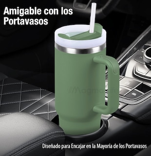 Foto 6 | Magma Life Termo De Acero Inoxidable Premium 1180ml (40oz) Mantiene Bebidas Calientes O Frías Mas Horas (verde)