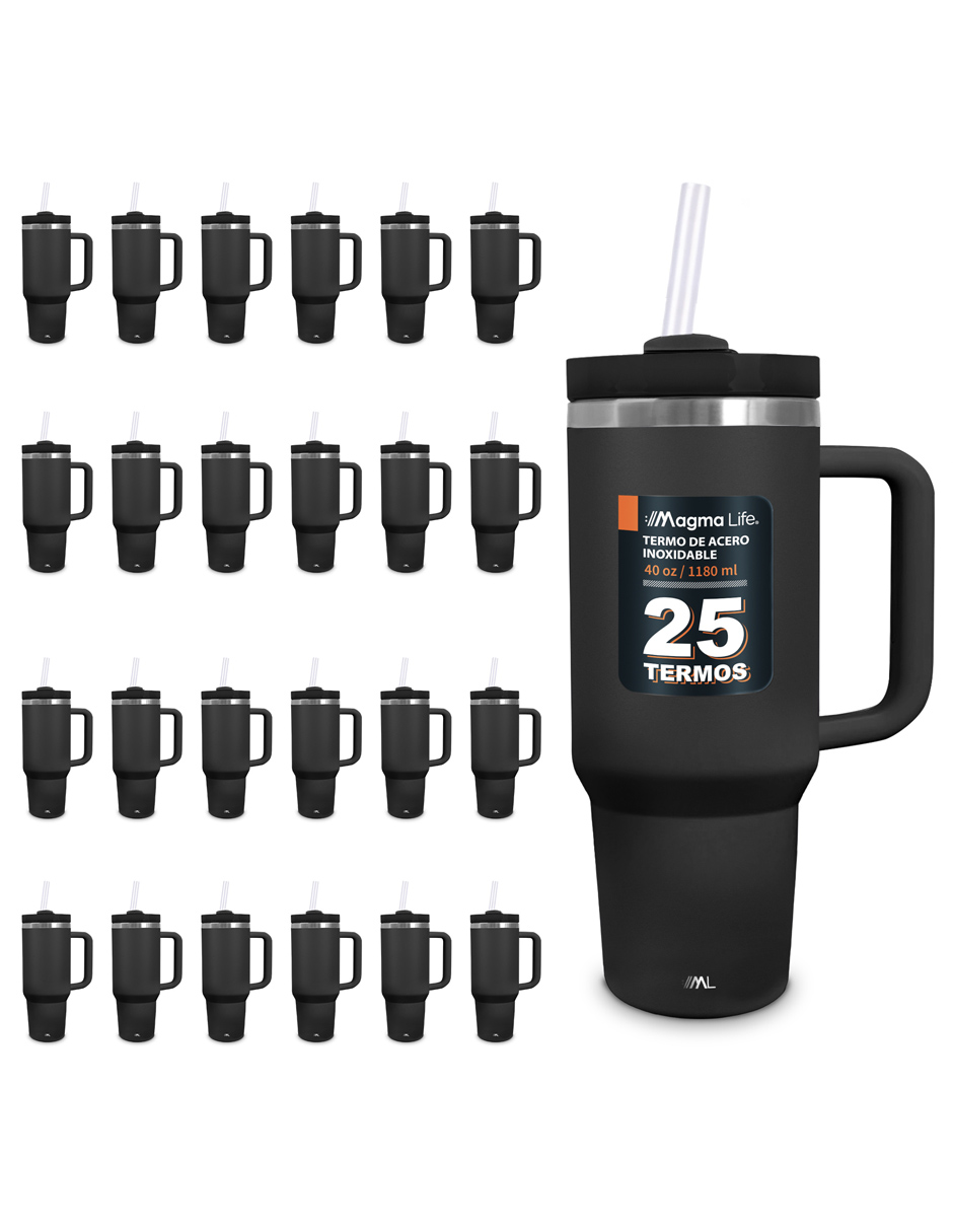 Foto 5 pulgar | Magma Life Termo De Acero Inoxidable Premium 1180ml(40oz) Mantiene Bebidas Calientes O Frías Horas, Tecnología T