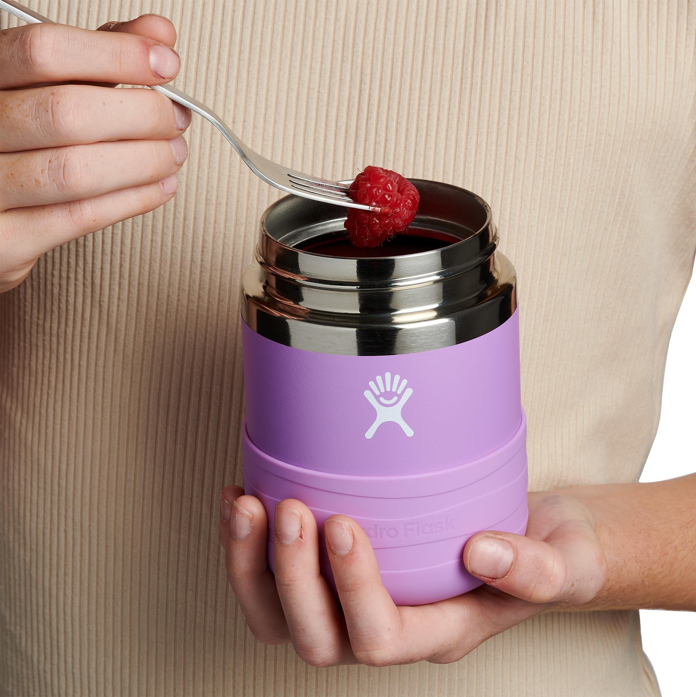 Foto 6 | Tarro De Comida Hydro Flask Kids, Aislante, 350 Ml, Con Bota Anémona - Venta Internacional.