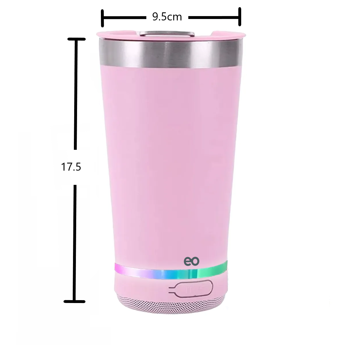 Foto 4 pulgar | Termo Bocina Portátil Acero Inoxidable Eo Safe Imports Esi-19431 Rosa