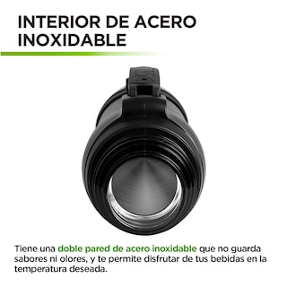 Foto 5 | Termo De Acero Inoxidable 2 Litros Eo Safe Imports Esi-19432 Negro