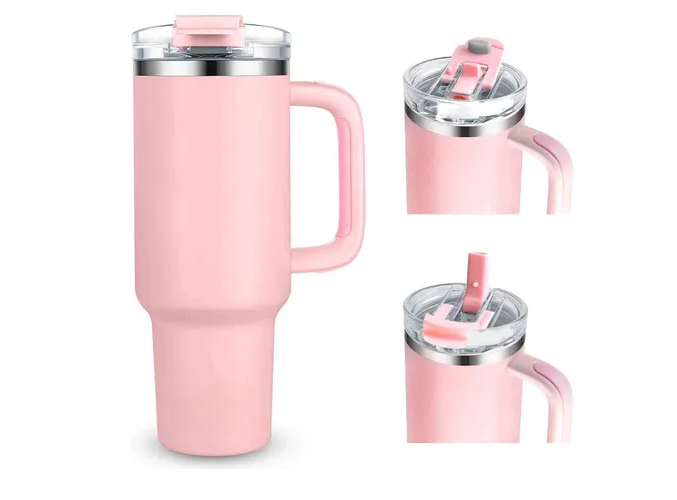 Foto 1 | Vaso Xtellar De 40 Oz Con Asa Y Popote Abatible