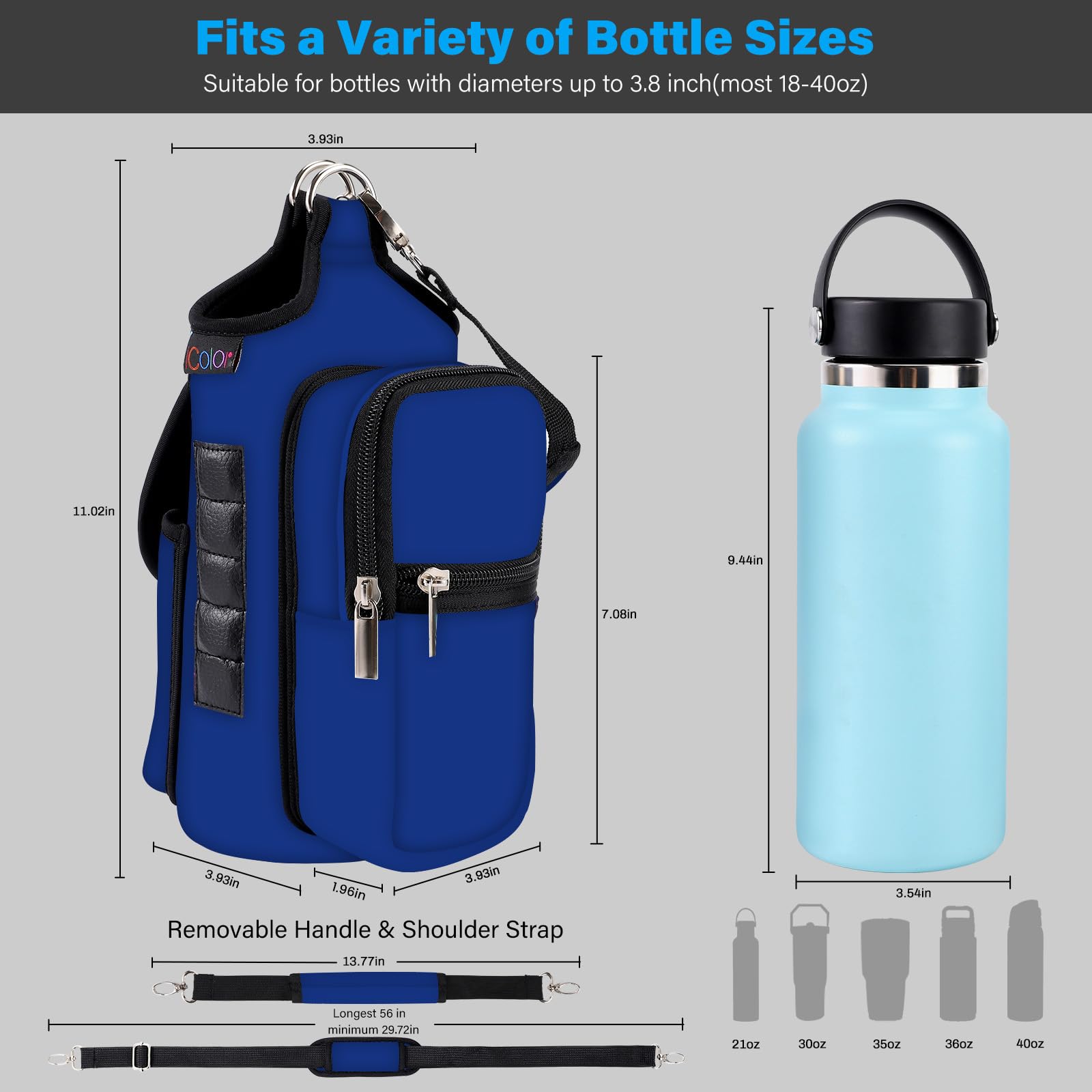 Foto 4 pulgar | Soporte Magnético Para Bolsa De Gimnasio Para Botellas De Agua, Icolor - Venta Internacional.