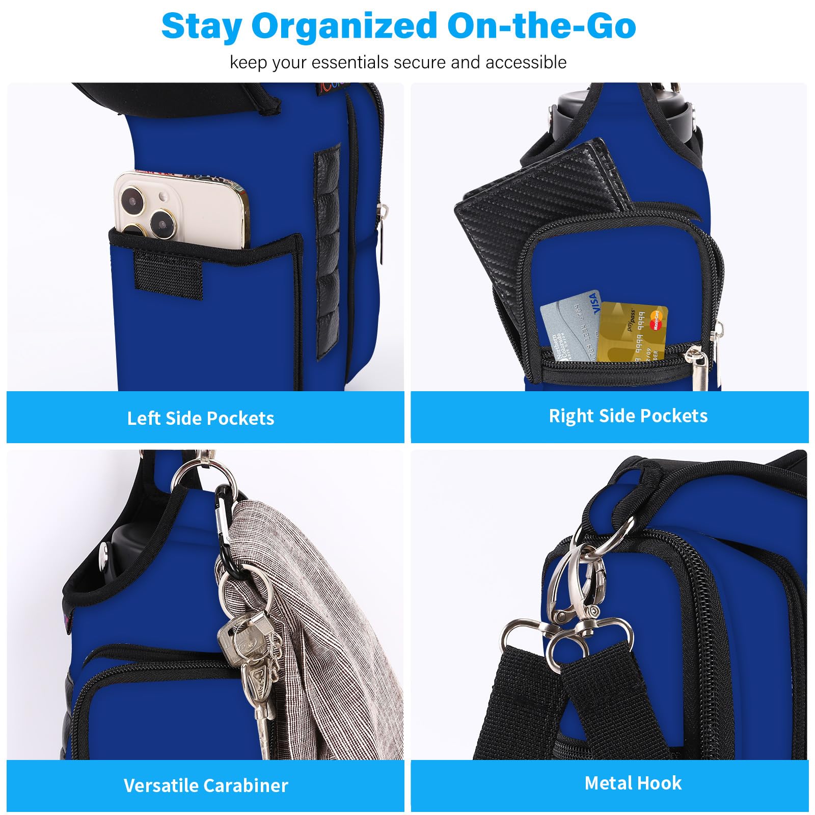 Foto 5 pulgar | Soporte Magnético Para Bolsa De Gimnasio Para Botellas De Agua, Icolor - Venta Internacional.