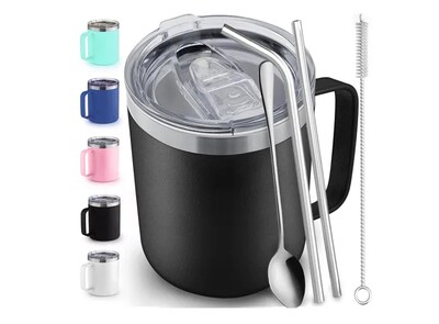 Foto 2 | Xtellar Vaso Térmico Portátil De Acero Inoxidable 12 Oz Para Café Y Bebidas Frías