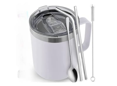 Foto 1 | Xtellar Vaso Térmico Portátil De Acero Inoxidable 12 Oz Para Café Y Bebidas Frías
