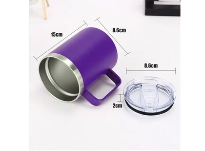 Foto 3 | Xtellar Vaso Térmico Portátil De Acero Inoxidable 12 Oz Para Café Y Bebidas Frías