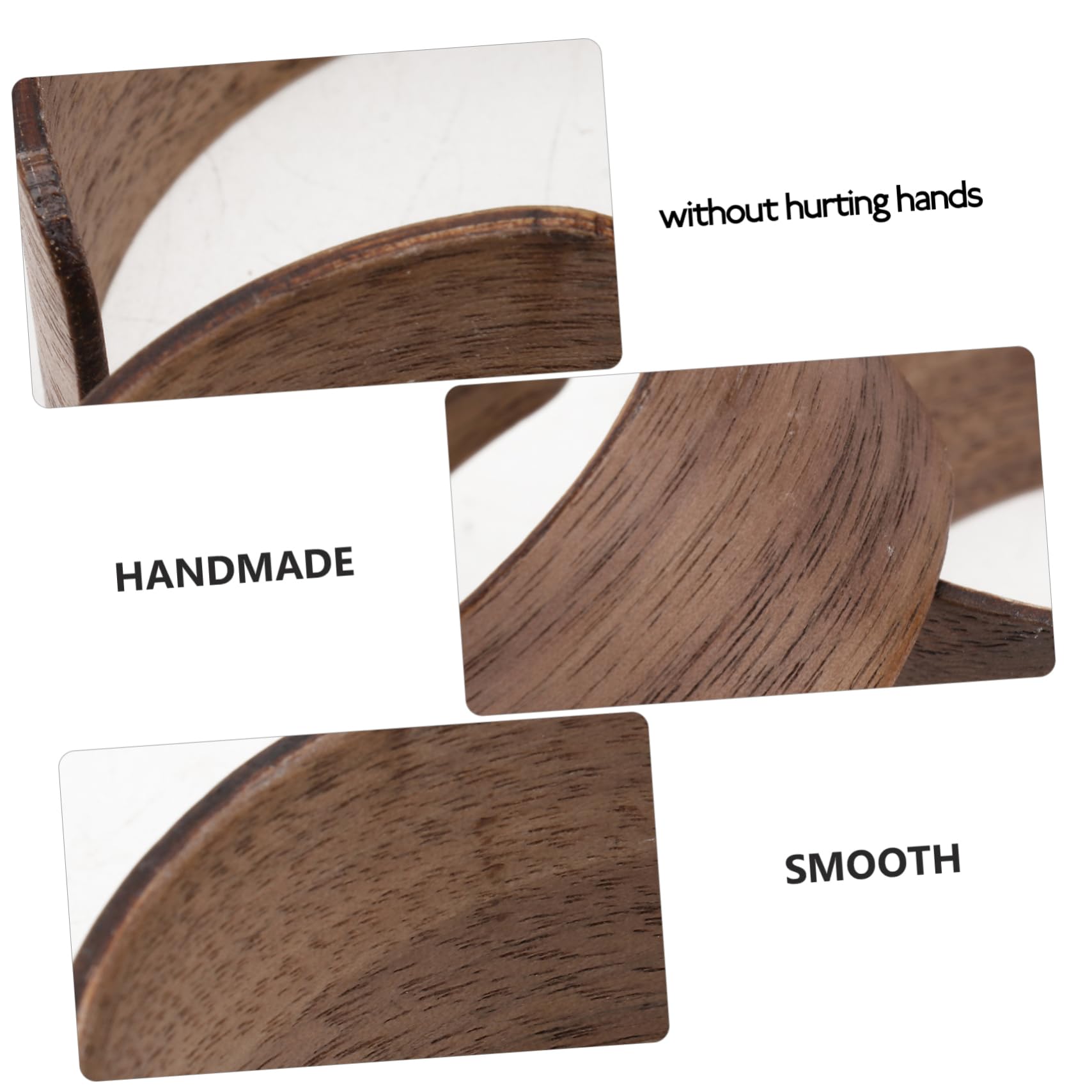 Foto 4 pulgar | Funda Portavasos Con Aislamiento Térmico, 4 Unidades, Madera Feltechelectr - Venta Internacional.