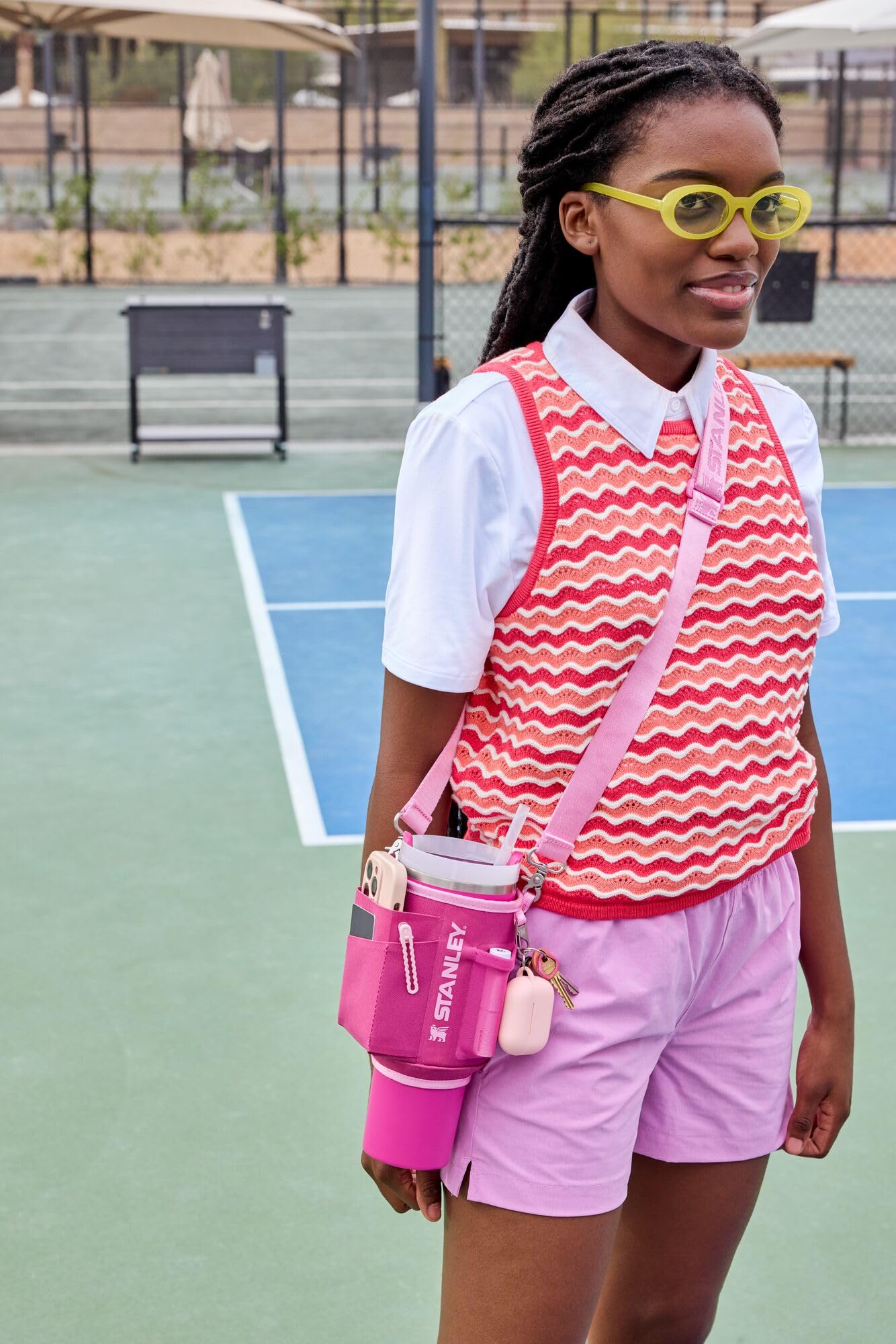 Foto 4 | Bolsa Stanley Para Todo El Día, 1,18 L, Quencher Carry-all, Fucsia - Venta Internacional.