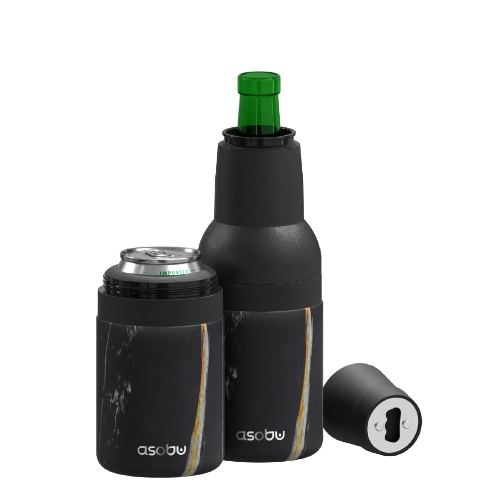 Foto 3 pulgar | Soporte Para Cerveza Asobu Frosty 2 Go De Acero Inoxidable Con Aislamiento Al Vacío - Venta Internacional.