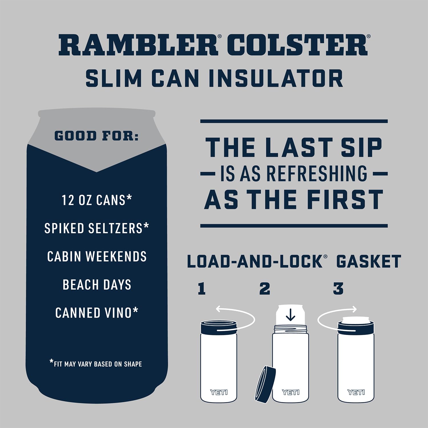 Foto 3 pulgar | Aislante Para Humedales Yeti Rambler Colster Slim, 355 Ml, Color Marrón - Venta Internacional.