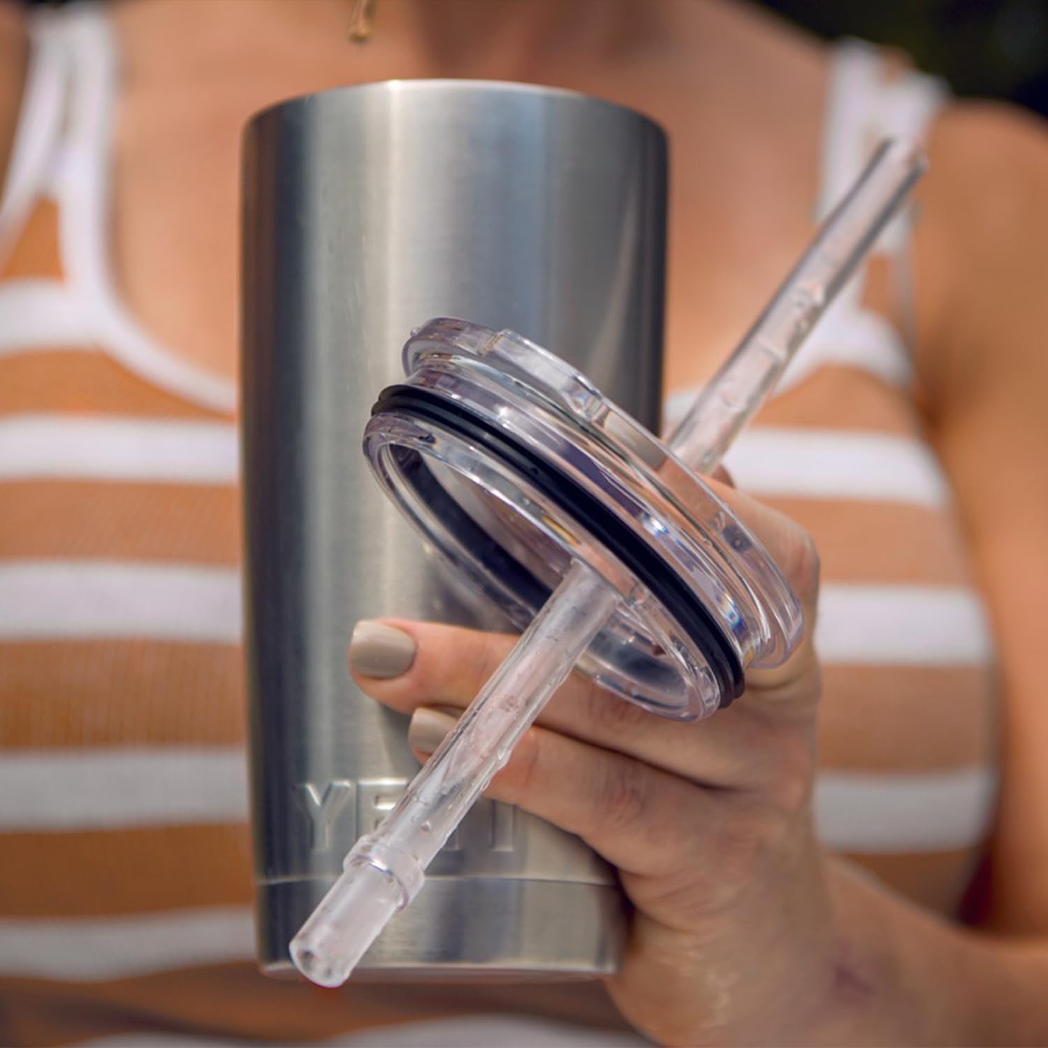 Foto 7 pulgar | Tapa De Repuesto Con Pajita Para Yeti Rambler, 600 Ml - Venta Internacional.