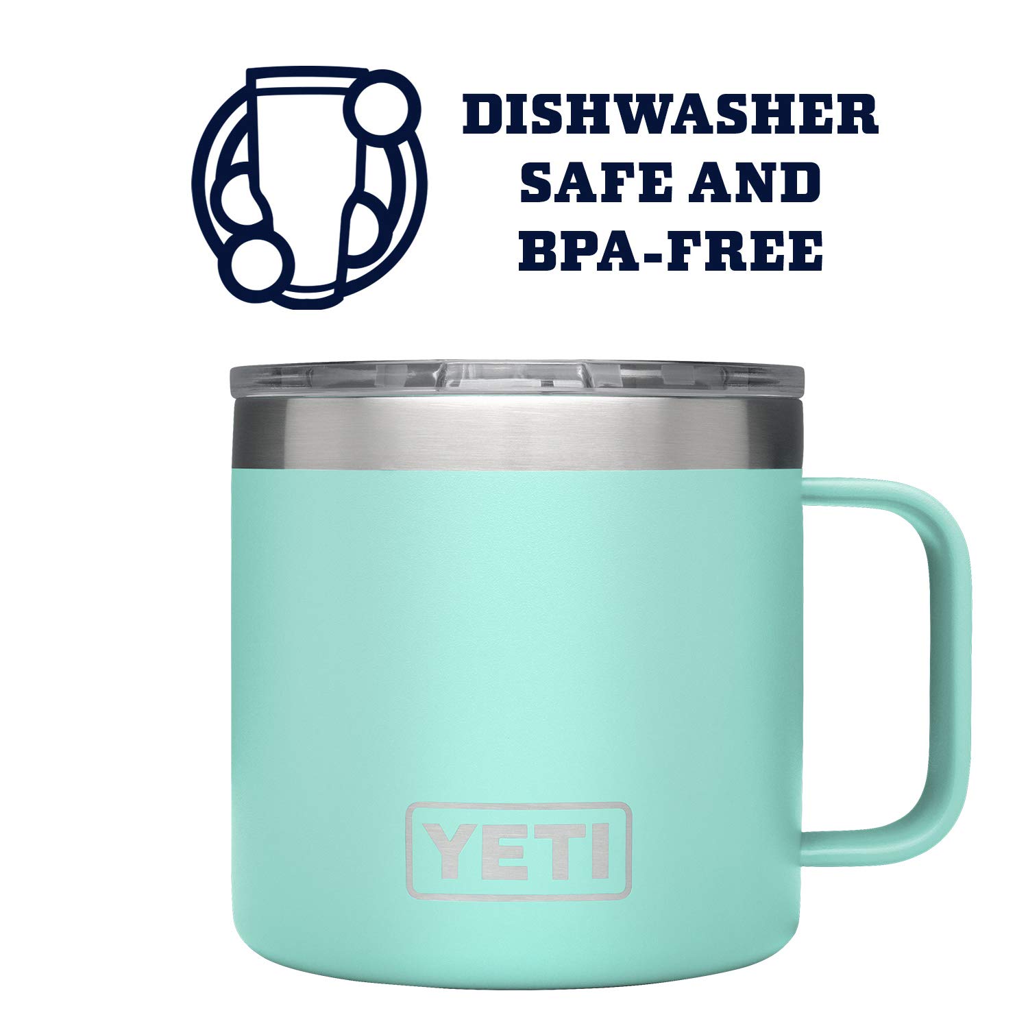 Foto 4 pulgar | Taza Yeti Rambler De Espuma Marina De Acero Inoxidable Con Aislamiento Al Vacío De 400 Ml - Venta Internacional.