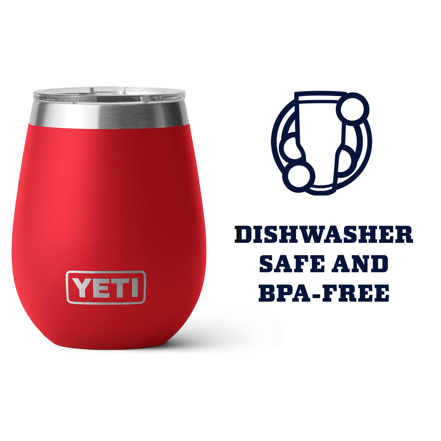 Foto 5 pulgar | Vaso De Vino Yeti Rambler, 300 Ml, Con Aislamiento Al Vacío, Acero Inoxidable - Venta Internacional.