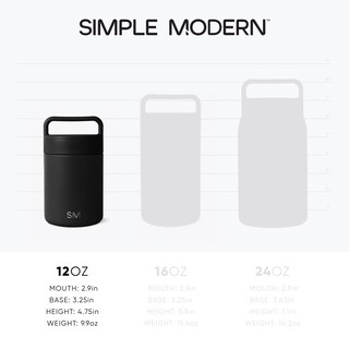Foto 4 | Tarro De Comida Thermos Simple Modern Provision De Acero Inoxidable De 350 Ml - Venta Internacional.