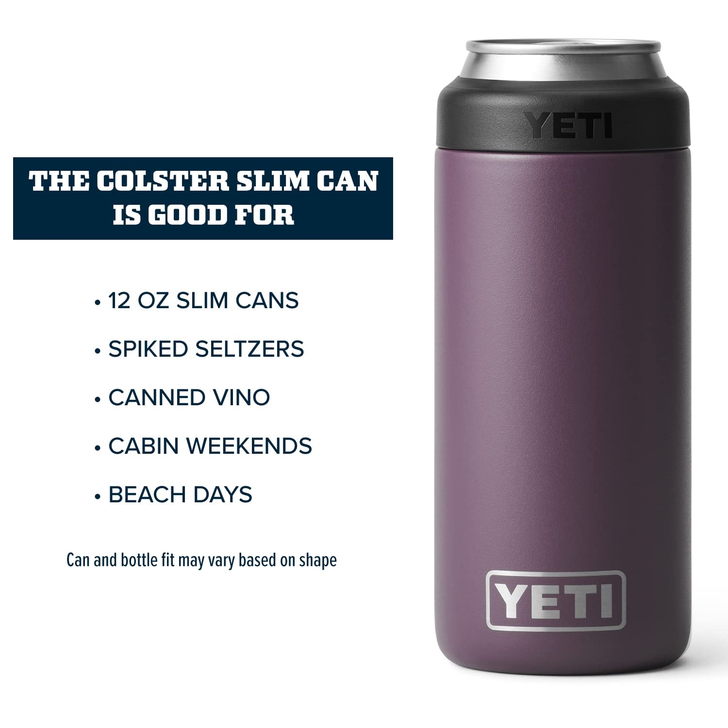 Foto 5 pulgar | Aislante Yeti Rambler Colster Slim, Lata De 355 Ml, Color Morado Nórdico - Venta Internacional.