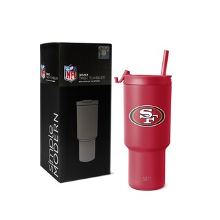 Foto 1 | Vaso Simple Modern Nfl San Francisco 49rs, 900 Ml, Acero Inoxidable - Venta Internacional.