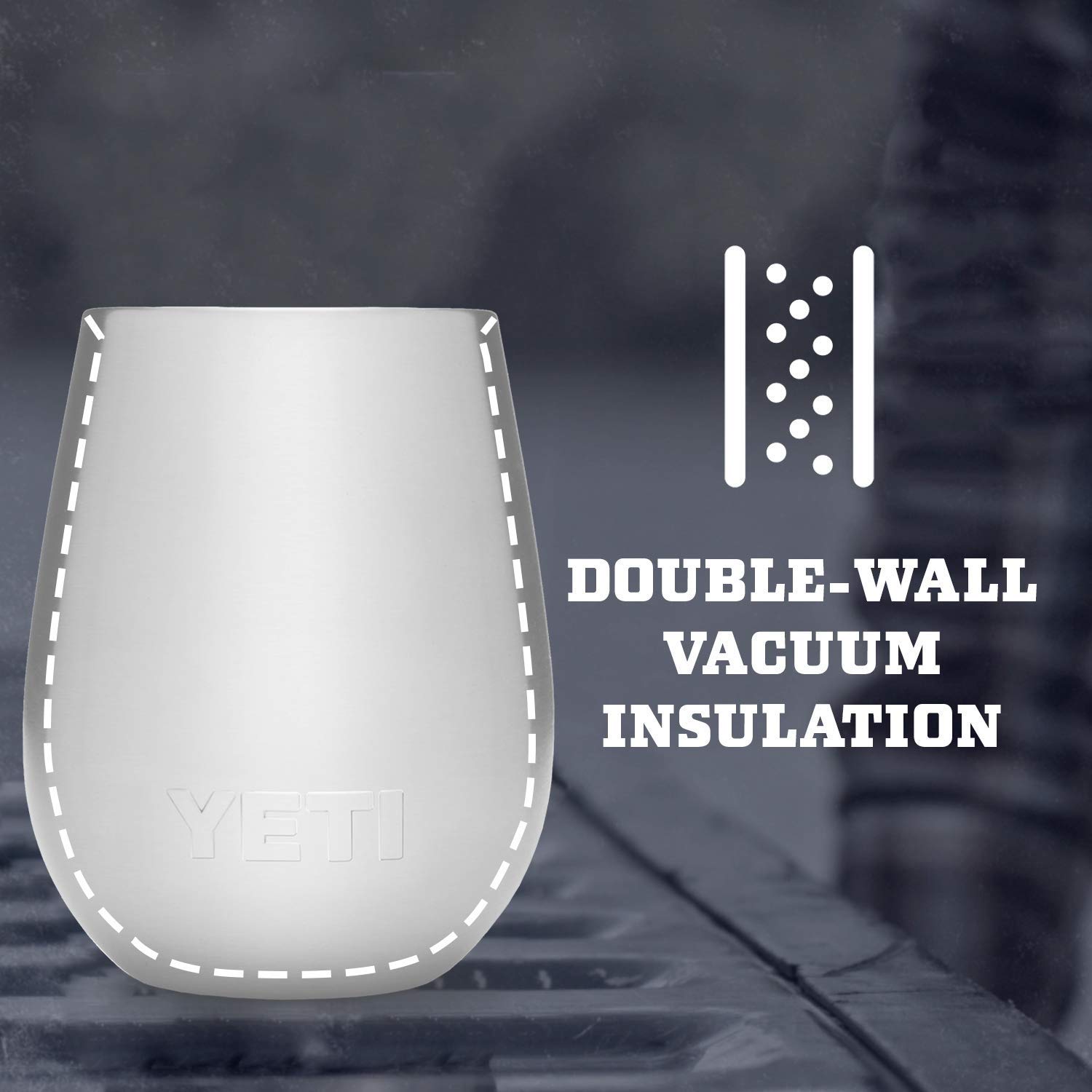 Foto 3 | Vaso De Vino Yeti Rambler, 300 Ml, Con Aislamiento Al Vacío, Espuma De Mar - Venta Internacional.
