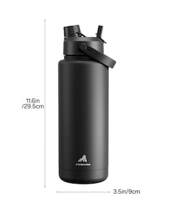 Foto 3 | Termo 40oz 2 En 1 Negro