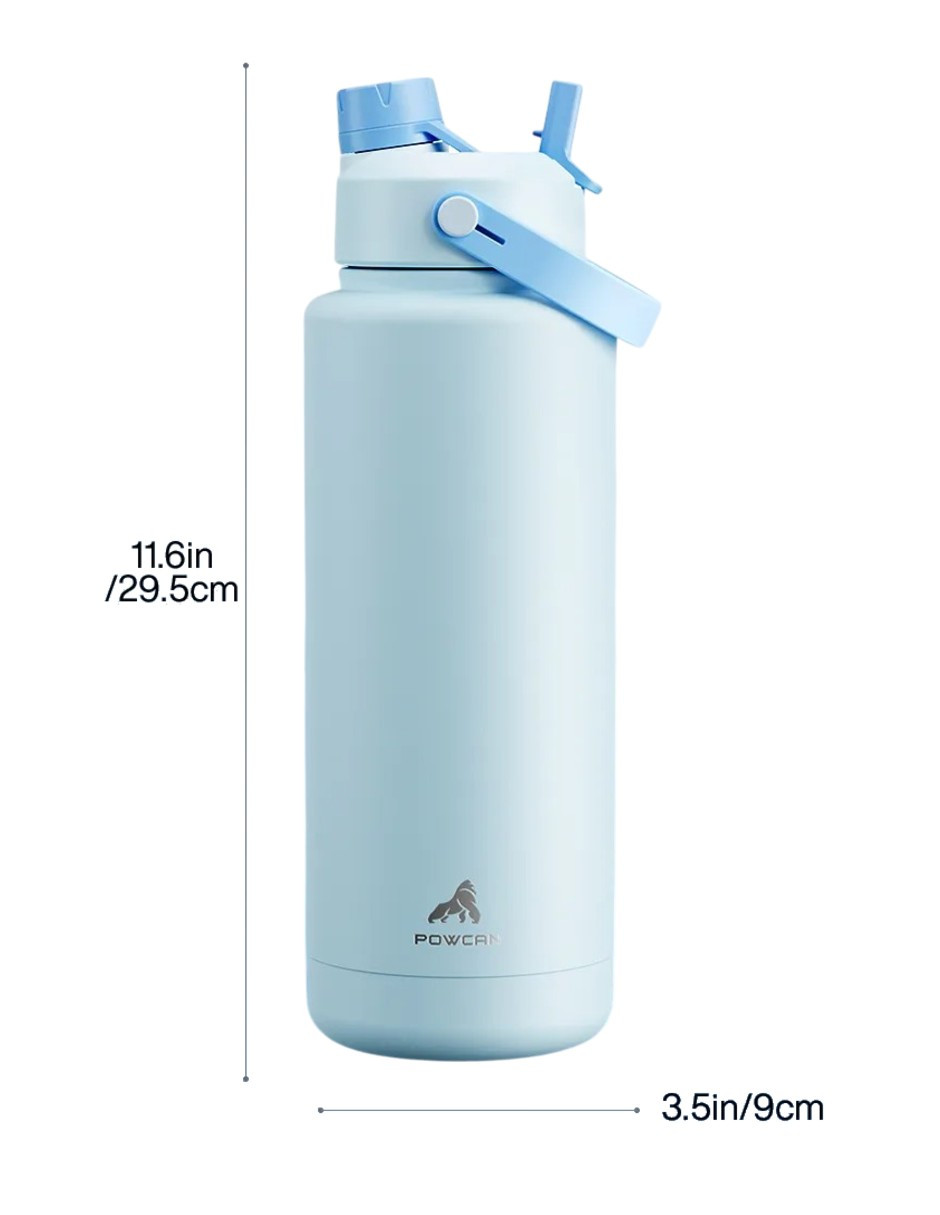 Foto 4 | Termo De 40oz 2 En 1 Azul Claro