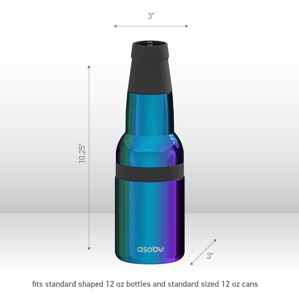 Foto 7 pulgar | Cooler Asobu Frosty Beer 2.0, Acero Inoxidable Aislante, 355 Ml - Venta Internacional.