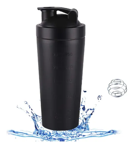 Botella Deportiva Coctelera Acero Inoxidable 750 Ml