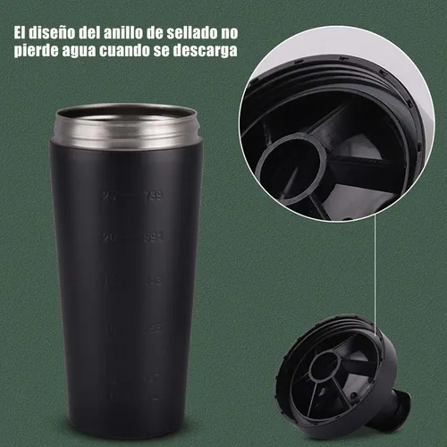Foto 5 pulgar | Botella Deportiva Coctelera Acero Inoxidable 750 Ml