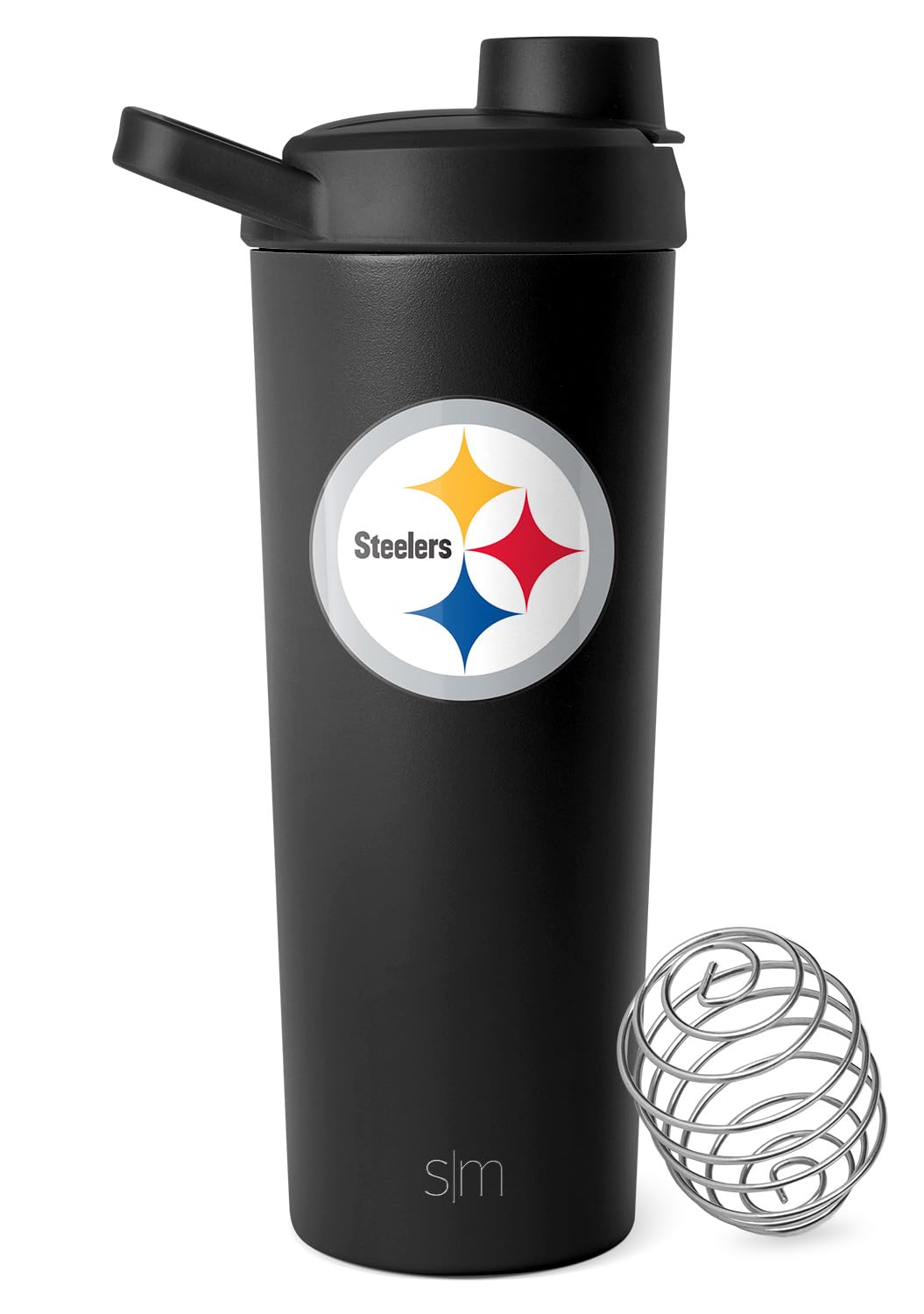 Foto 2 pulgar | Botella Mezcladora Simple Y Moderna De La Nfl Pittsburgh Steelers De 700 Ml - Venta Internacional.